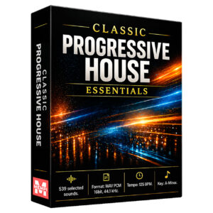 Classic Progressive House Essentials royalty free WAV pack for music producers
